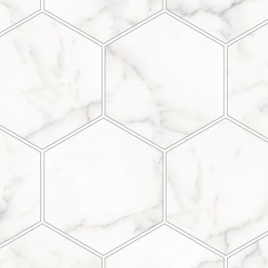 MOSAIC CORE (HEXAGON) WHITE - POLISHED - 3x3