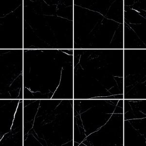 MOSAIC PIETRA (SQUARE) BLACK - POLISHED - 2x2