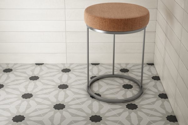 Allora 8.5  x 10  Matte Fiore Hexagon Deco Porcelain Tile - DECALLFIODECOM - Image 2