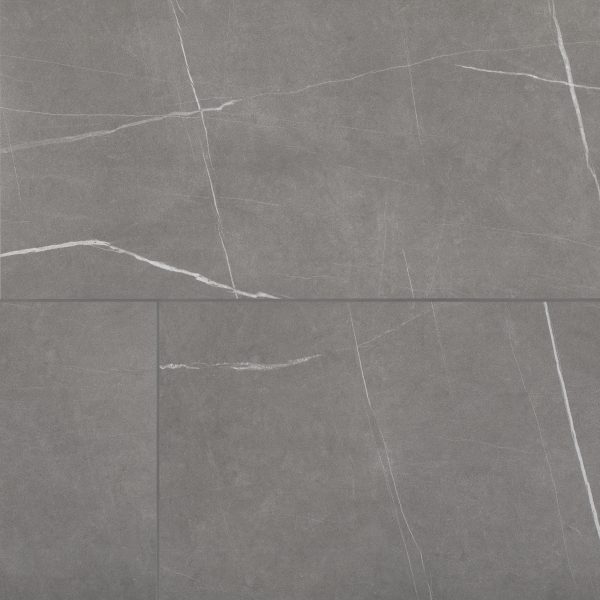 Nomade 24 x48  Matte Porcelain Tile in Argent - 100000175