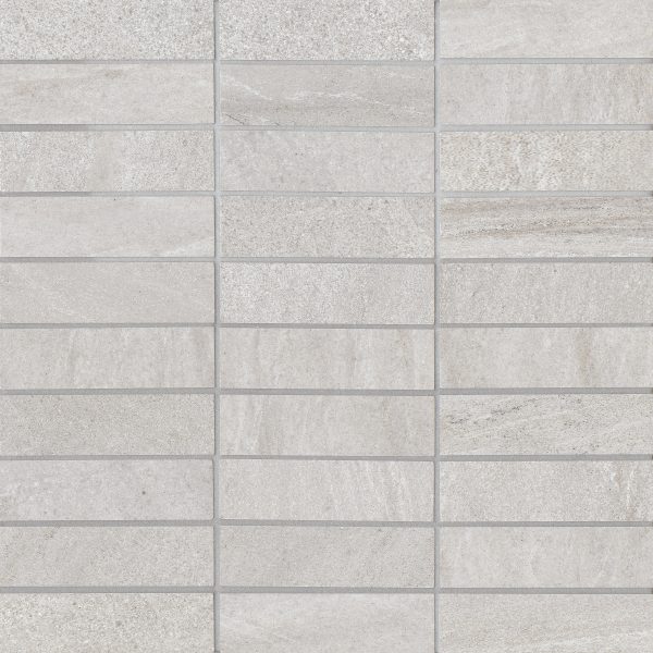 Purestone 1 x4  Glazed Porcelain Mosaic Tile in Grigio - 100000245