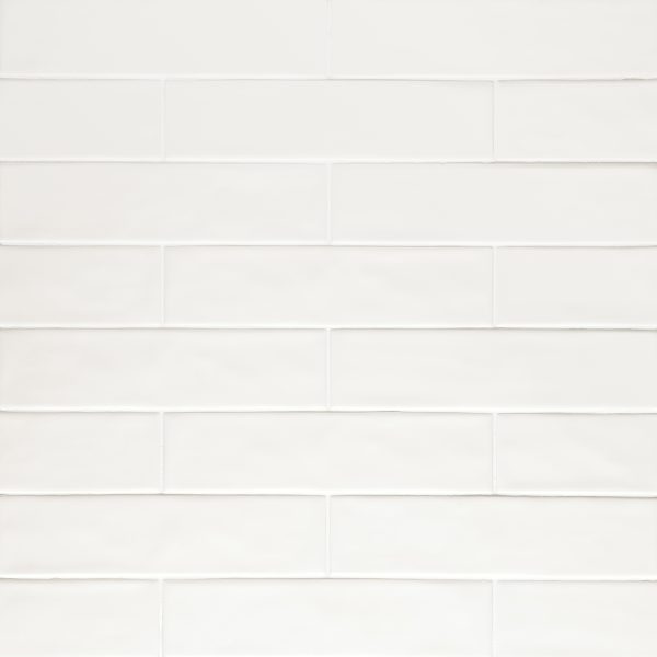 Clara 2.75  x 11  Matte Porcelain Tile in White - 100000799