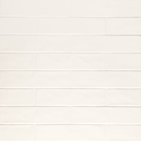 Clara 2.75  x 11   Matte Porcelain Tile in Ivory - 100000800