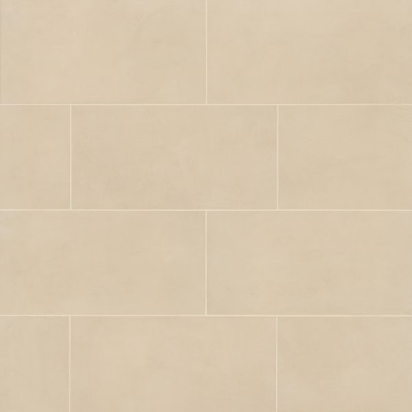 Sahara 12  x 24  Matte Porcelain Tile in Ecru - 100001004