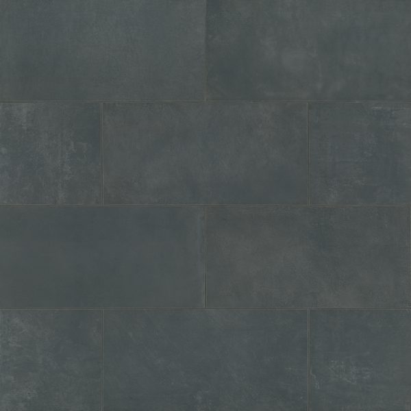 Wave 12  x 24  Honed Porcelain Tile in Coal - 100001516