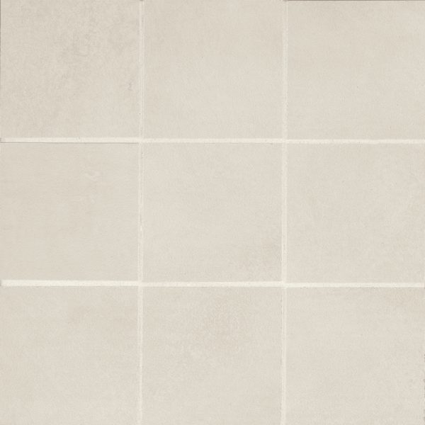 Wave 4  x 4  Honed Porcelain Mosaic Tile in Ice - 100001535