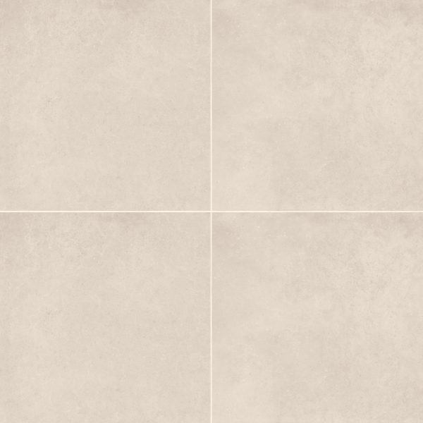 Thaddeus 32  x 32  Matte Porcelain Tile in Creme - 100001952