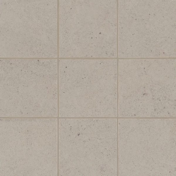 Thaddeus 4  x 4  Matte Porcelain Mosaic Tile in Taupe - 100002863