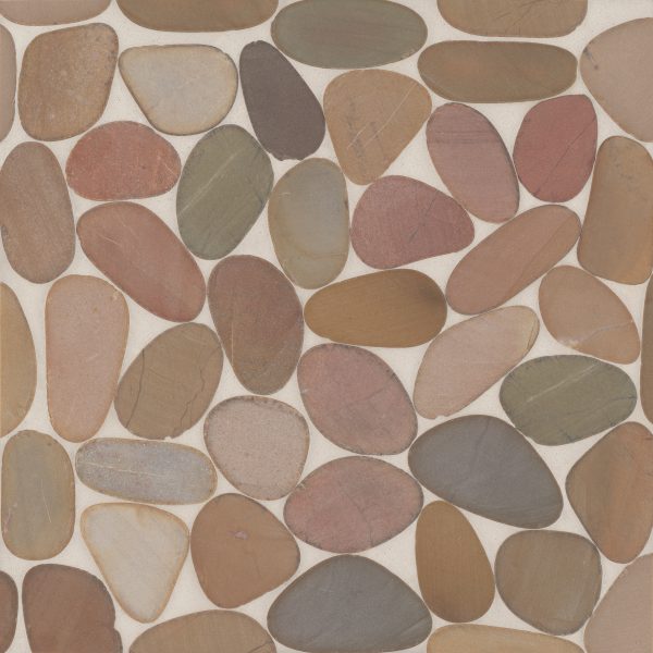 Waterbrook Jumbo Sliced Pebble Mosaic in Brown - 100003104