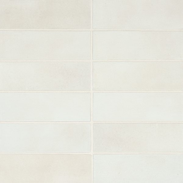 Celine 2  x 6  Matte Porcelain Floor & Wall Tile in White - 100003111