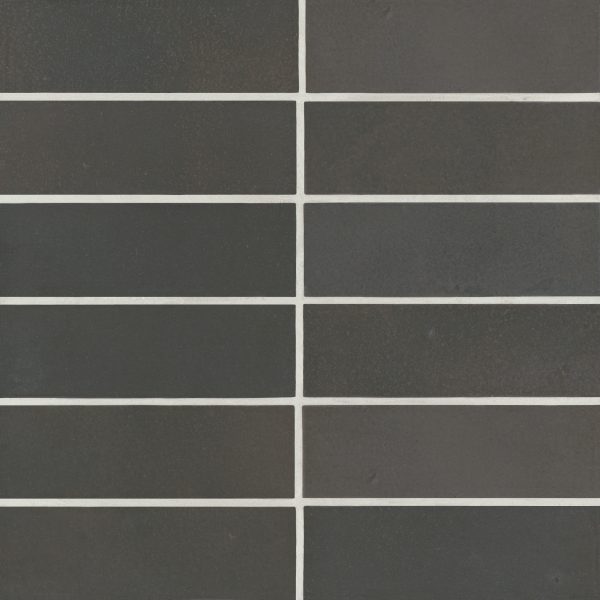 Celine 2  x 6  Matte Porcelain Floor & Wall Tile in Black - 100003117