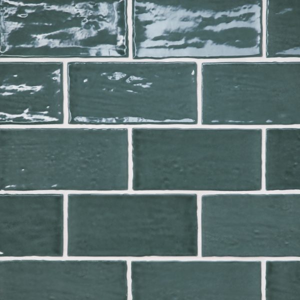 Marin 2.5  x 5  Ceramic Wall Tile in Ocean Teal - 100003155