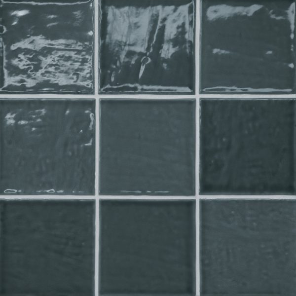 Marin 4  x 4  Ceramic Wall Tile in Midnight Tide - 100003163