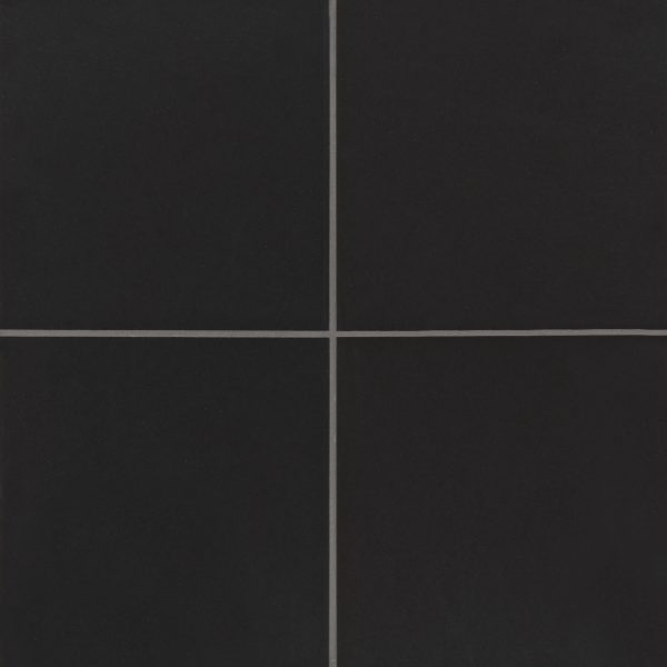 Rothko 9  x 9  Matte Ceramic Field Tile in Black - 100003438