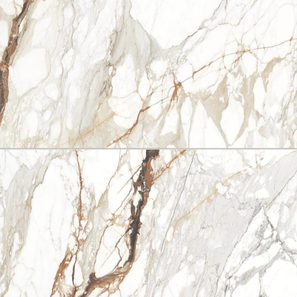 Prati 24  x 48  Polished Porcelain Field Tile in Calacatta Macchia Vecchia - 100003504