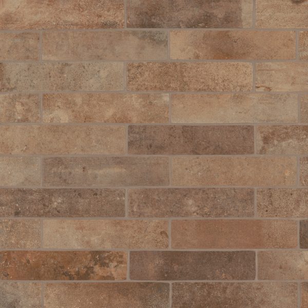 Montana 2.25  x 10  Matte Brick-Look Porcelain Field Tile in Bitterroot - 100004010