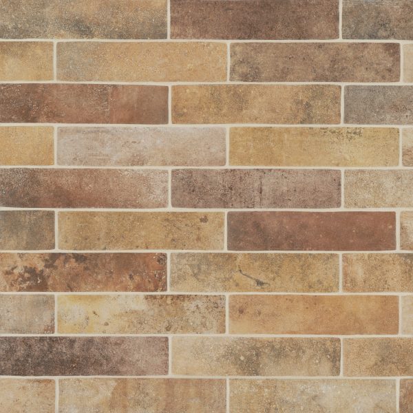 Montana 2.25  x 10  Matte Brick-Look Porcelain Field Tile in Yellowstone - 100004011