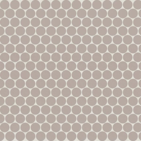 Marin 3/4  Penny Round Matte Porcelain Mosaic in Coastal Cliff - 100004036