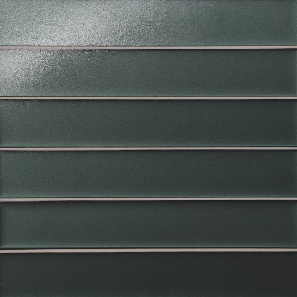 Kaikos 2  x 12  Matte Glass Field Tile in Dark Green - 100004056