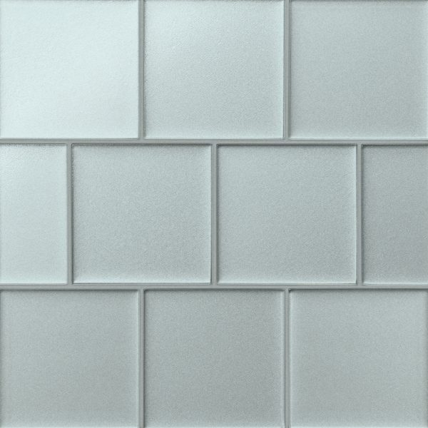 Kaikos 4  x 4  Matte Glass Field Tile in Blue - 100004060