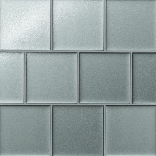 Kaikos 4  x 4  Matte Glass Field Tile in Light Green - 100004062