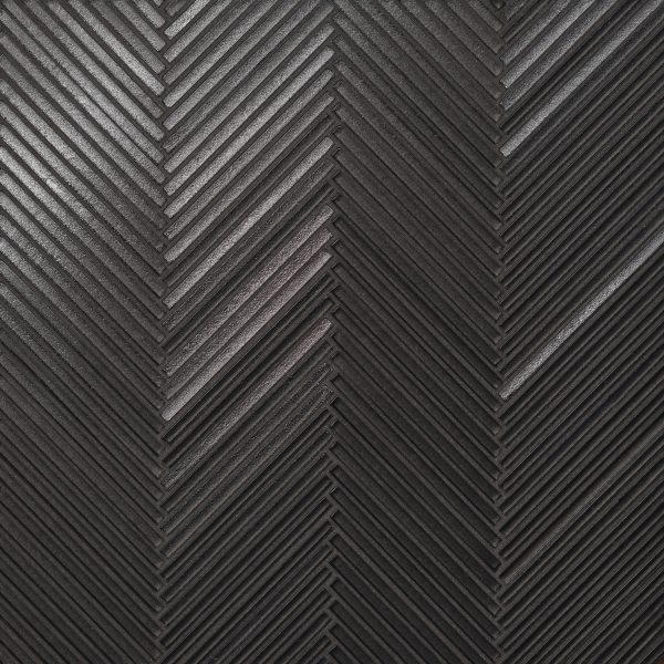 Kaikos Skinny Chevron Glass Mosaic in Brown - 100004068