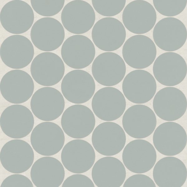 Marin 2  Penny Round Matte Porcelain Mosaic in Aloe Green - 100004790