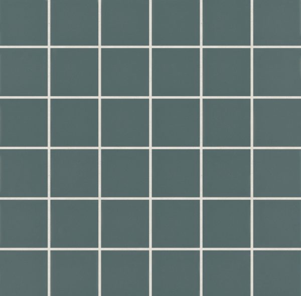 Marin 2  x 2  Square Matte Porcelain Mosaic in Ocean Teal - 100004798