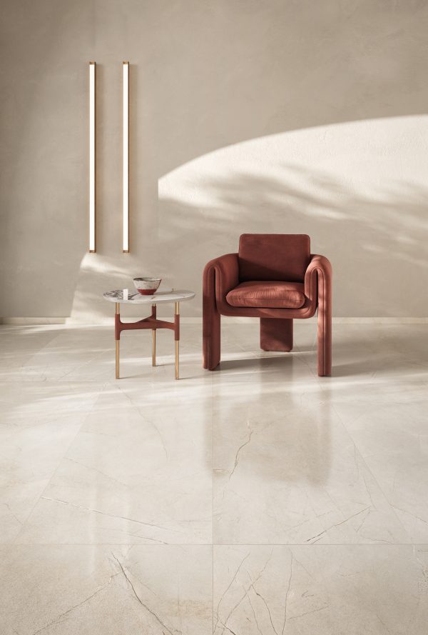 Crema Marfil 24  x 48  Polished Porcelain Field Tile - 100005416 - Image 2