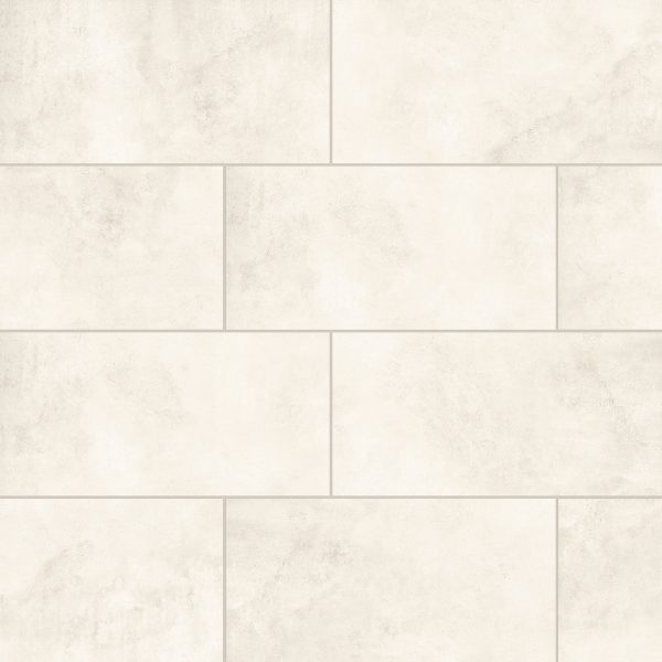 Shandar 12  x 24  Matte Porcelain Field Tile with Mould in Social White - 100005443