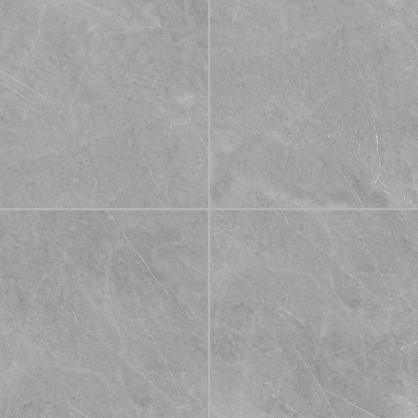 Shandar 24  x 24  Matte Porcelain Field Tile with Mould in Florence Grey - 100005447