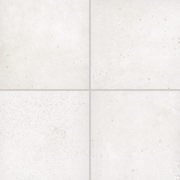 Area 51 24  x 24  Matte Porcelain Field Tile in White - 100005494