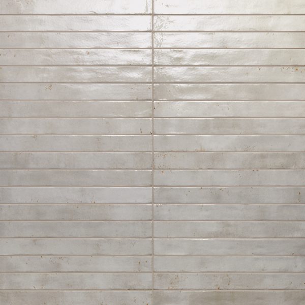 Chroma 2  x 18  Glossy Porcelain Field Tile in Light Grey - 100005921