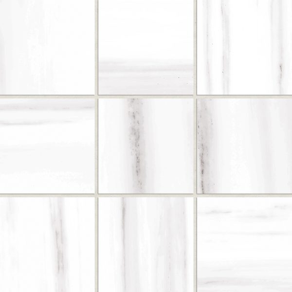 Prati 4  x 4  Honed Porcelain Mosaic in Dolomite - 100006081