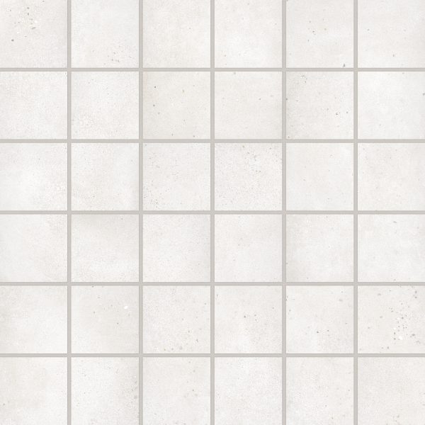 Area 51 2  x 2  Square Matte Porcelain Mosaic in White - 100006320