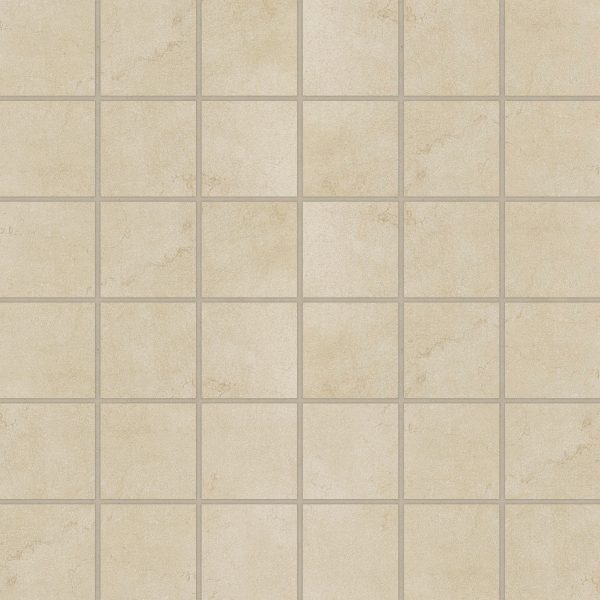 Loft 2  x 2  Square Honed Porcelain Mosaic in Almond - 100006396