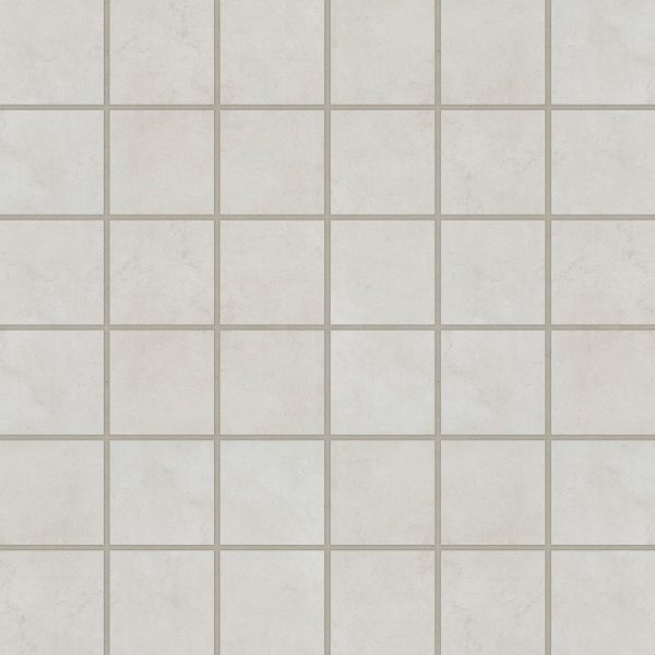 Loft 2  x 2  Square Honed Porcelain Mosaic in Soft Grey - 100006397