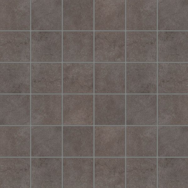 Loft 2  x 2  Square Honed Porcelain Mosaic in Dark Grey - 100006398