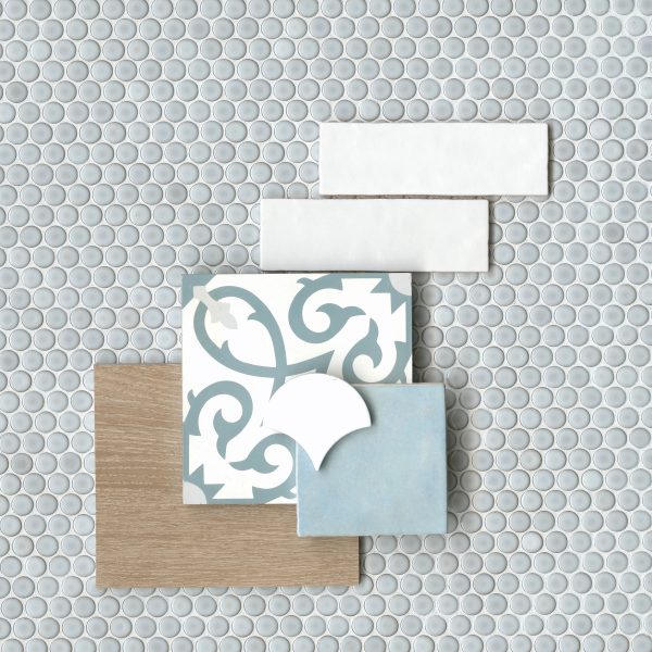 Cloe 5  x 5  Ceramic Tile in Baby Blue - DECCLOBAB55G - Image 2