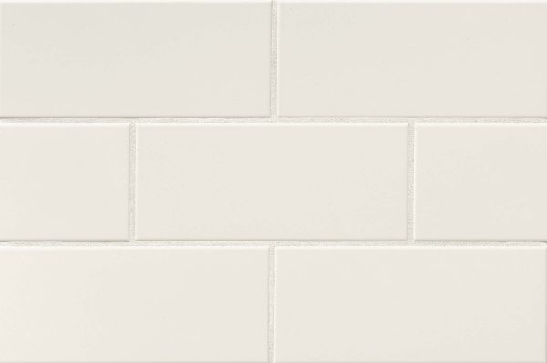 Traditions 4  x 10  Glossy Ceramic Tile in Biscuit - CERTRABIS410B