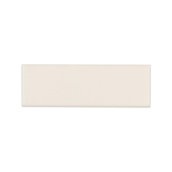 Traditions 2 x 6 Glossy Ceramic Bullnose in Biscuit - CERTRABISS4269B