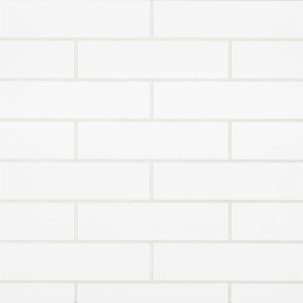 Traditions 3  x 12  Glossy Ceramic Tile in White - CERTRAICE312B