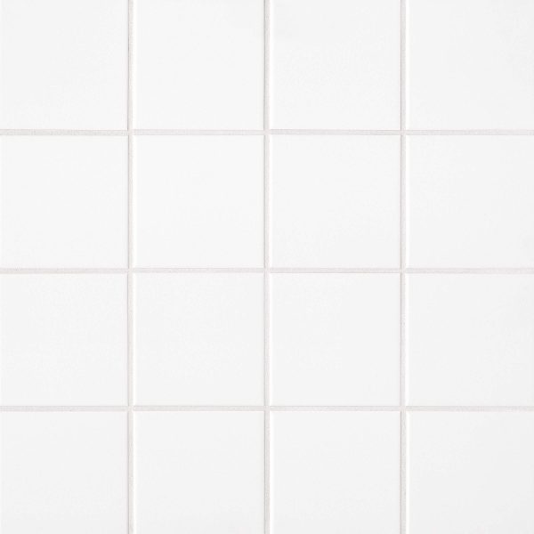 Traditions 6  x 6  Glossy Ceramic Tile in Ice White - CERTRAICE66B