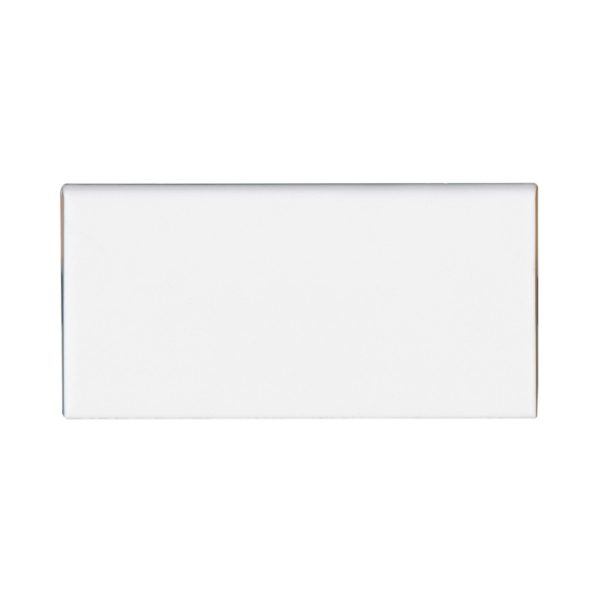 Traditions 3 x 6 - 6 Inch Side Glossy Ceramic Bullnose in Ice White - CERTRAICES4369B