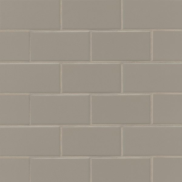 Traditions 3  x 6  Matte Ceramic Tile in Taupe - CERTRATAU36M