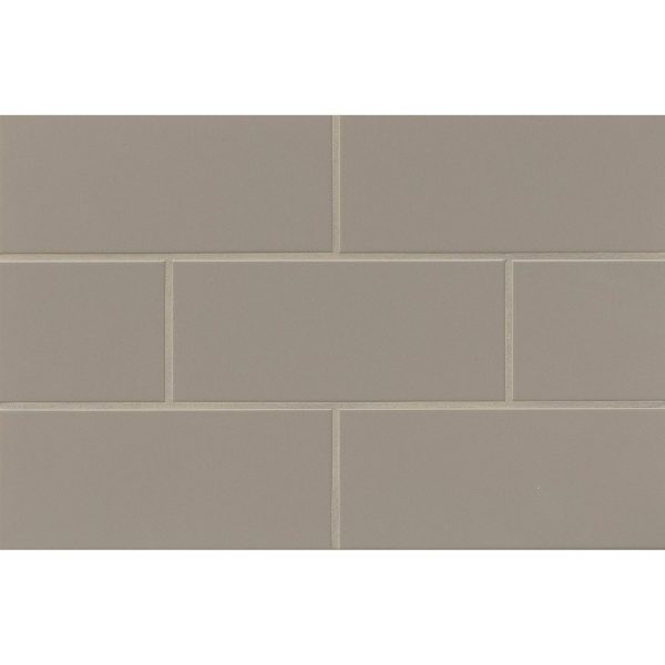 Traditions 4  x 10  Matte Ceramic Tile in Taupe - CERTRATAU410M