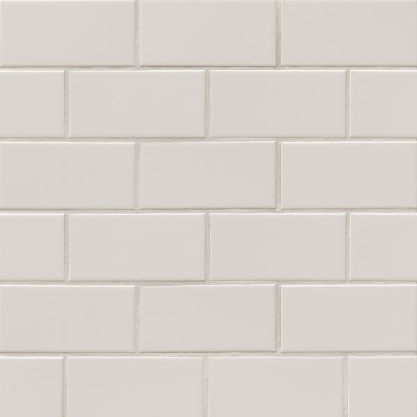 Traditions 3  x 6  Matte Ceramic Tile in Tender Gray - CERTRATEN36M