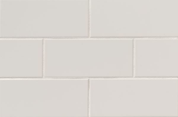 Traditions 4  x 10  Matte Ceramic Tile in Tender Gray - CERTRATEN410M