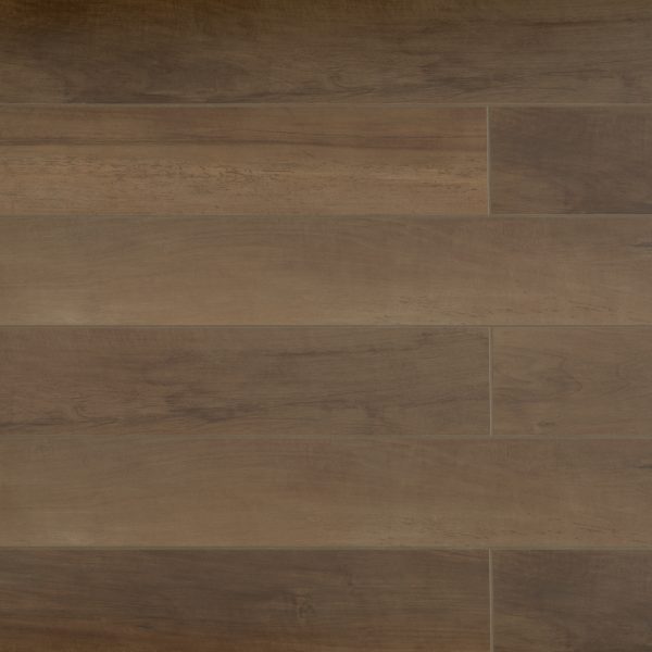 Antique 8  x 48  Wood Look Matte Porcelain Tile in Walnut - CRDANTWAL848-N