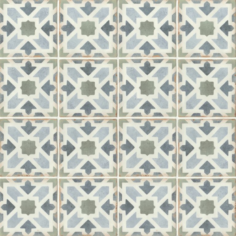 Casablanca 5  x 5  Matte Ceramic Tile in Kenzi - DECCASKEN55M